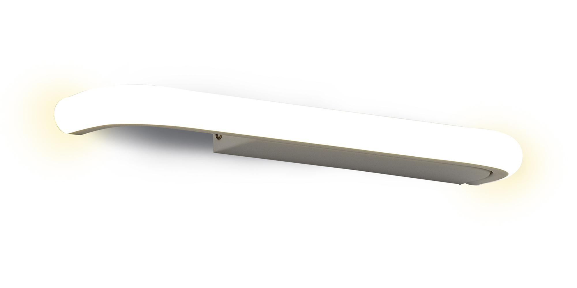 M6871  Tenerife 34cm Linear Wall Lamp Shelf With USB Socket, 8W LED, 4000K, 680lm, White
